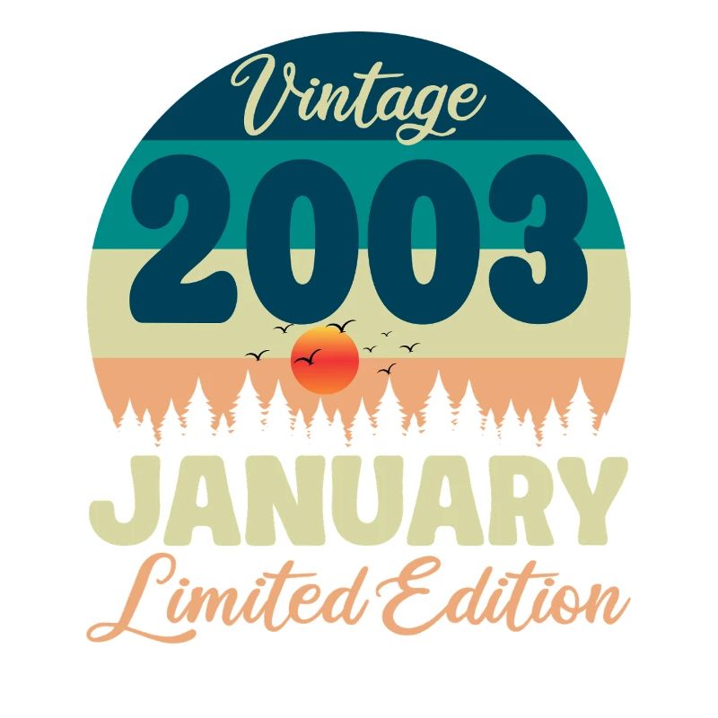 Geburtstag Januar 2003 Geschenk Vintage Limited