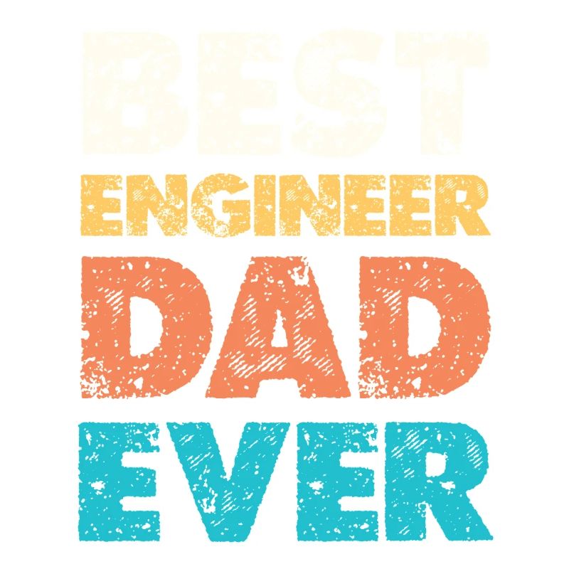 Best Dad Ever Farbblock