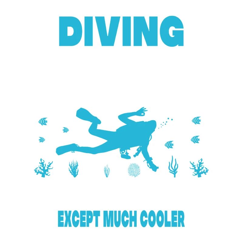 Diving Dad – Funny Diver Gift for Dads