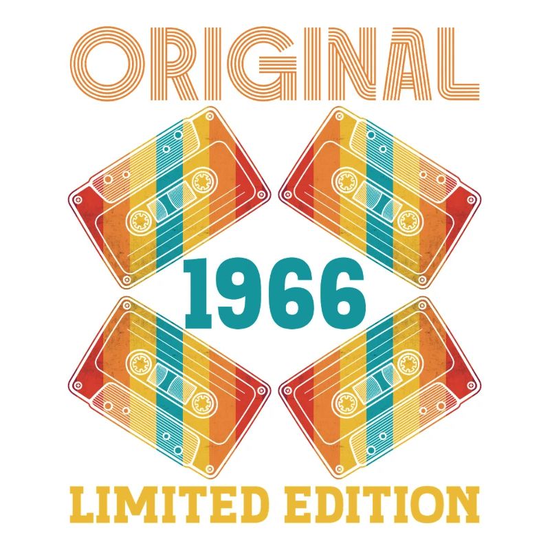Original 60e Anniversaire 60 ans 1966 Cadeau Tee