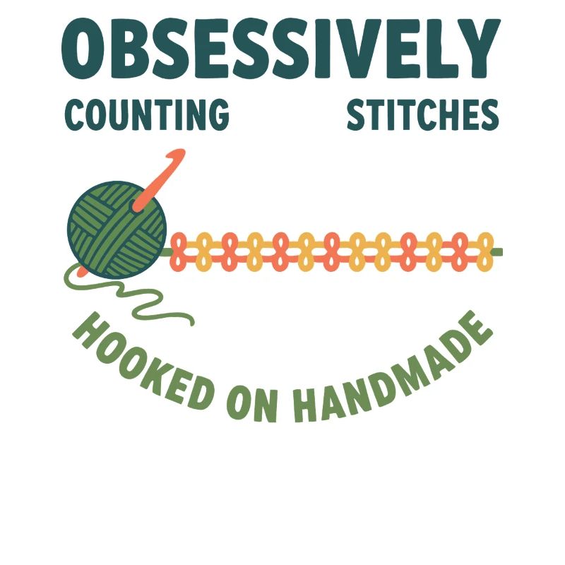 Mailles de comptage au crochet faites main