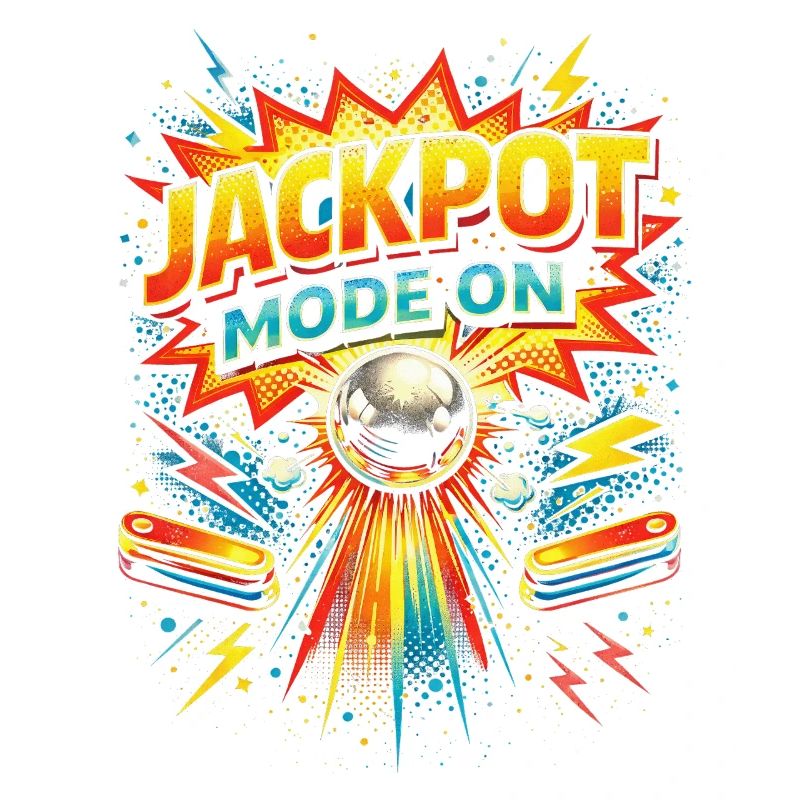 Mode jackpot joueur de flipper de flipper activé