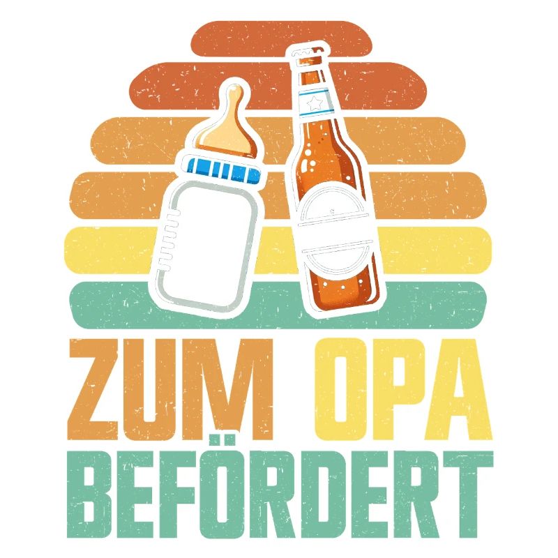 Zum Opa Befördert Retro Großvater Pops Großeltern