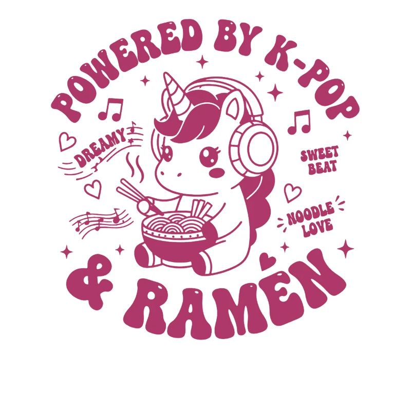 Angetrieben von K-Pop und Ramen Kpop Anime Einhorn