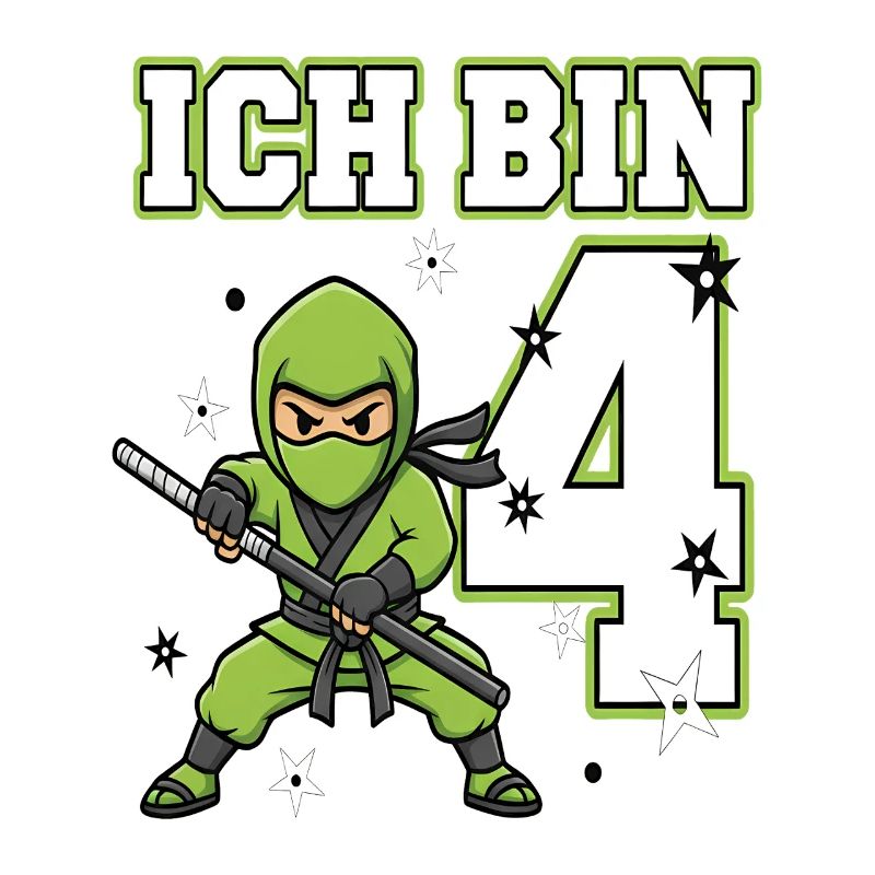 Je suis 4 Ninja, 4e anniversaire en Karaté vert