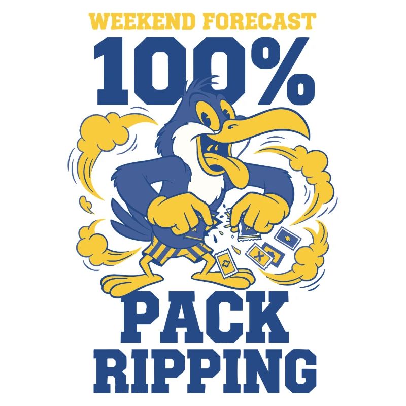 Wochenend-Vorhersage-Pack-Ripping-Karten-Sammler