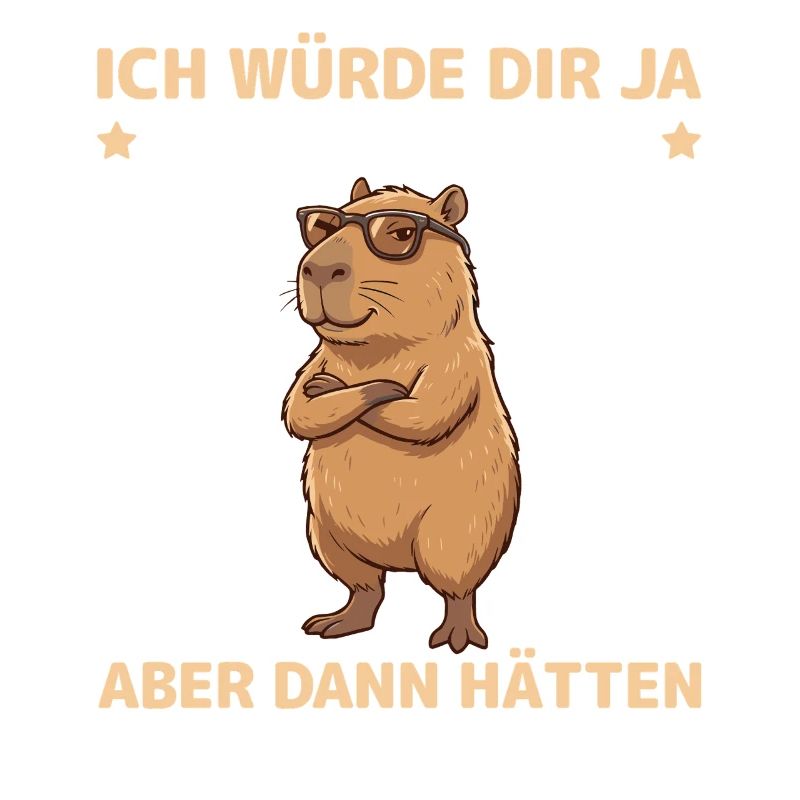 Capybara saying: Then we would both be wrong