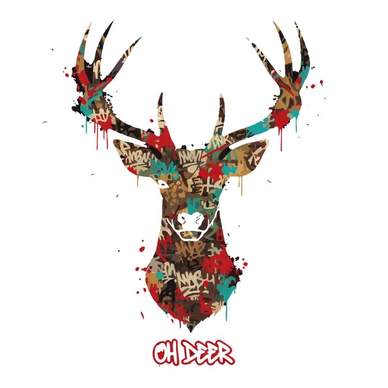 Deer Graffiti
