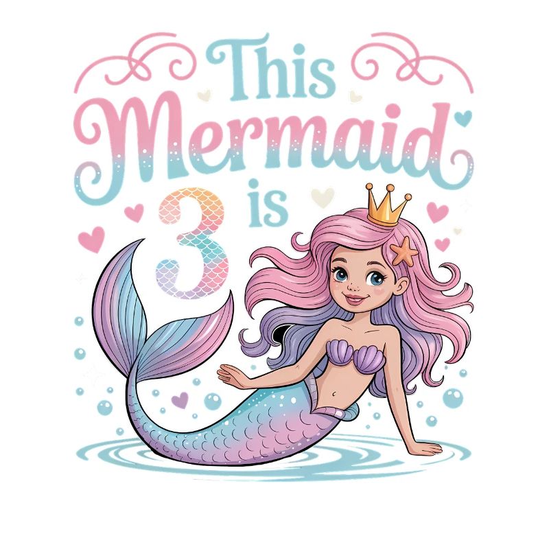 3e anniversaire de la sirène 3 ans