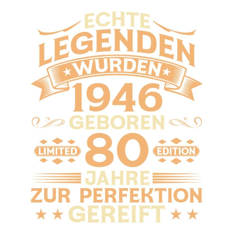 80th Birthday 1946 Vintage Legend Gift