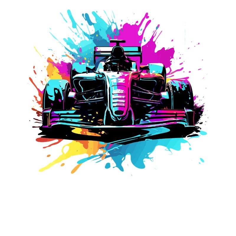 Voitures de course Voitures colorées avec des illustrations de plafond