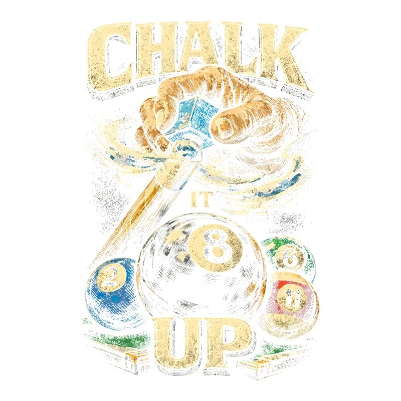 8-Ball Billard Chalk Up