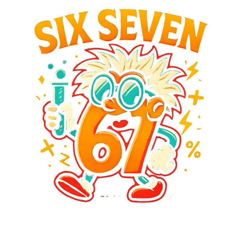 Six Seven 67 Science Humor Nerd Gift Idea
