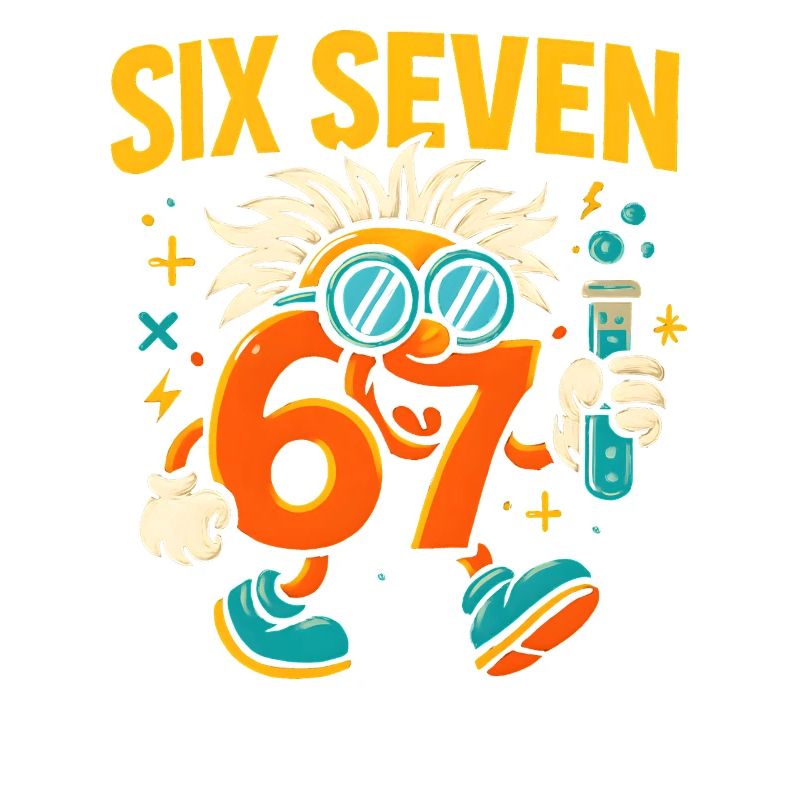 Six Seven 67 Science Humor Nerd Gift Idea