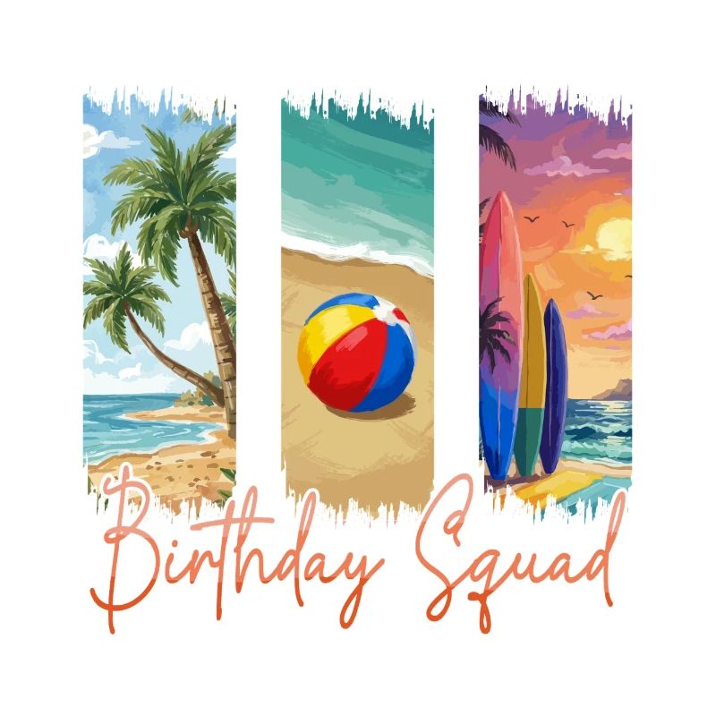 Birthday Squad Beach Sommerkreuzfahrt