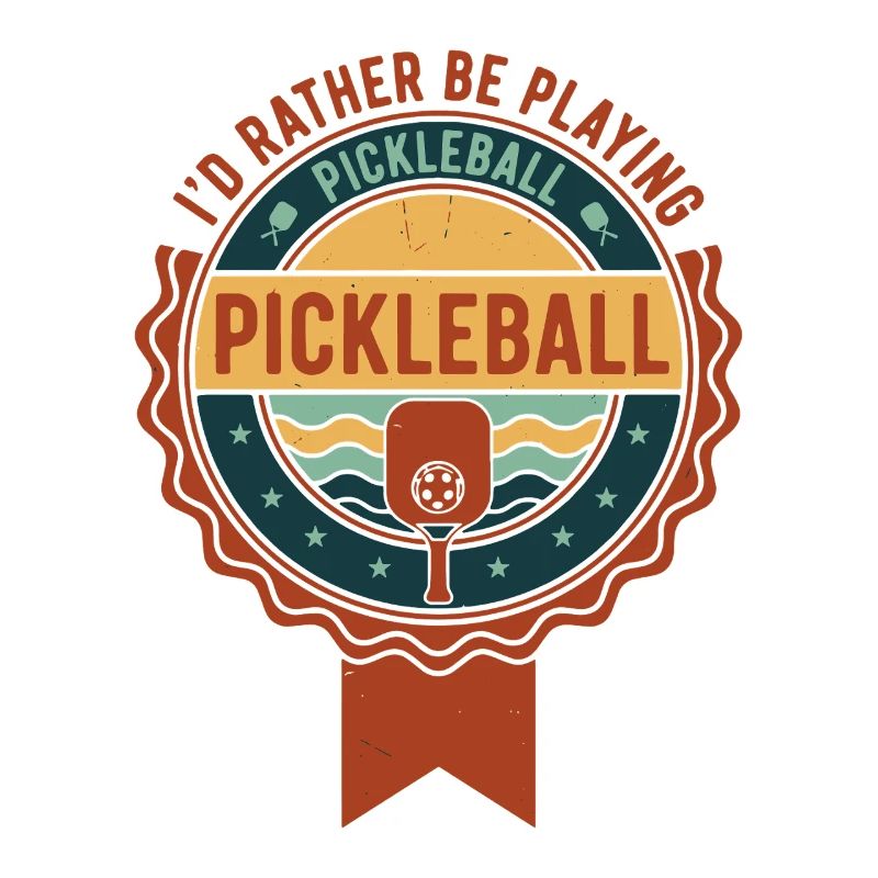 Pickleball Id Rather Be Playing Funny Player Love