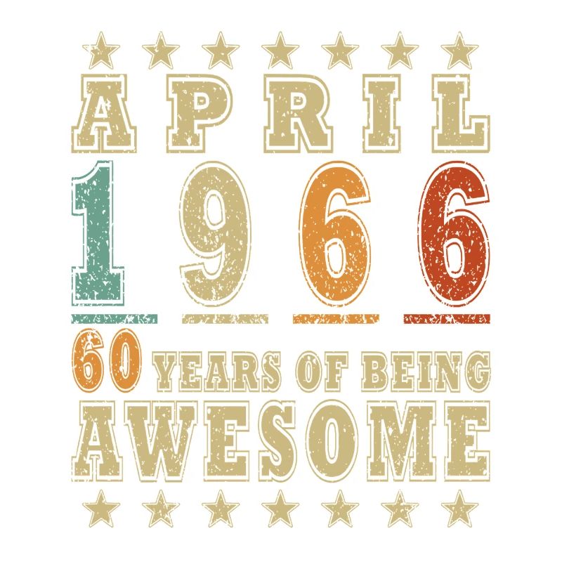 60. Geburtstag Geschenk Mann Oldtimer April 1966