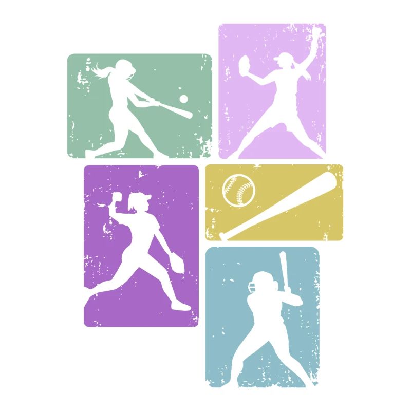 Joueuses féminines de softball de baseball