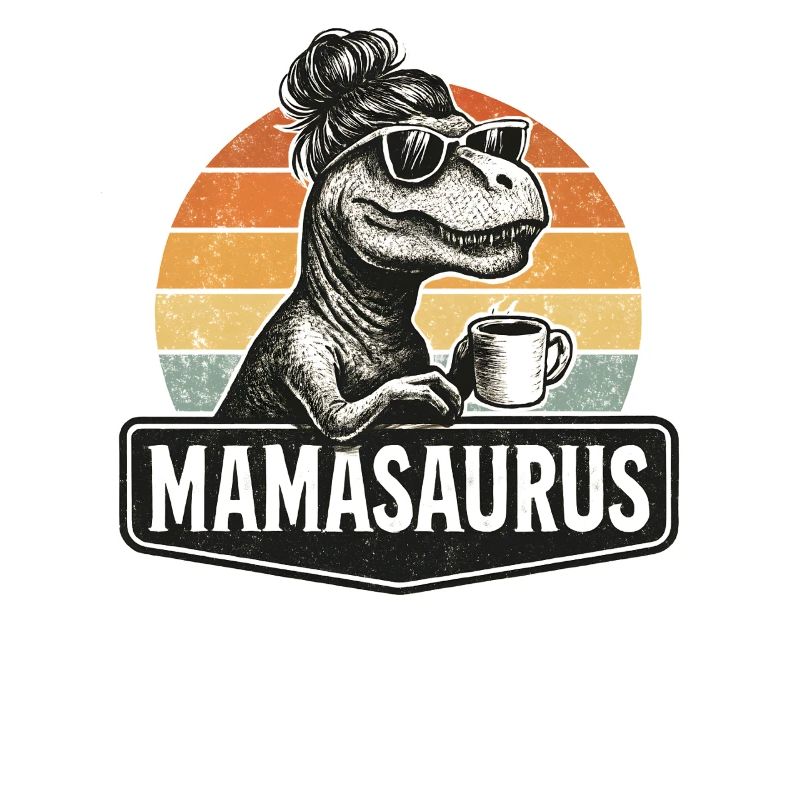 Mamasaurus Mama Mutter Geschenkidee Humor Lustig