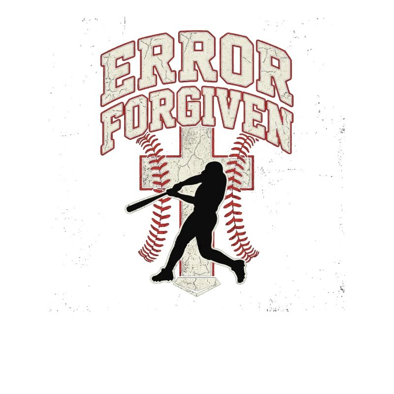 Error Forgiven Christian Baseball Faith Jesus