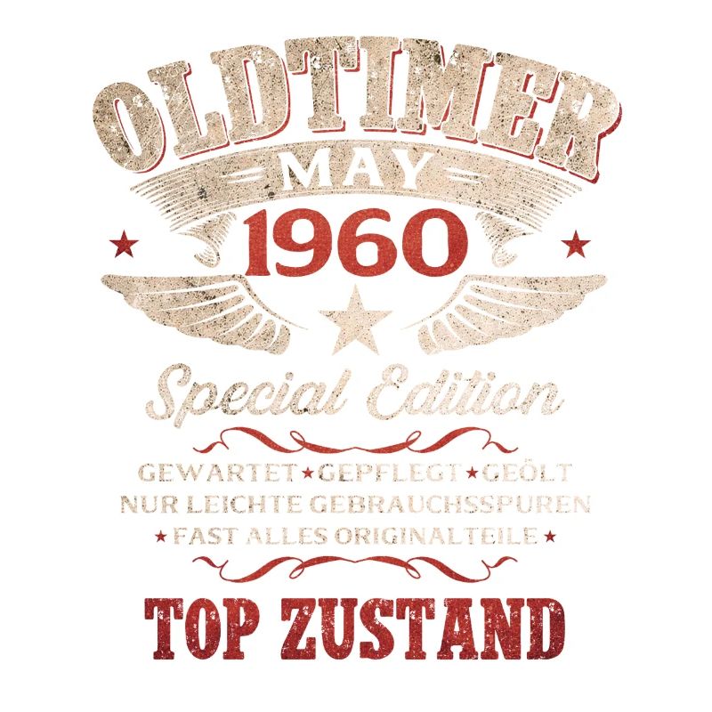 66. Geburtstag Geschenk Mann Oldtimer Mai 1960