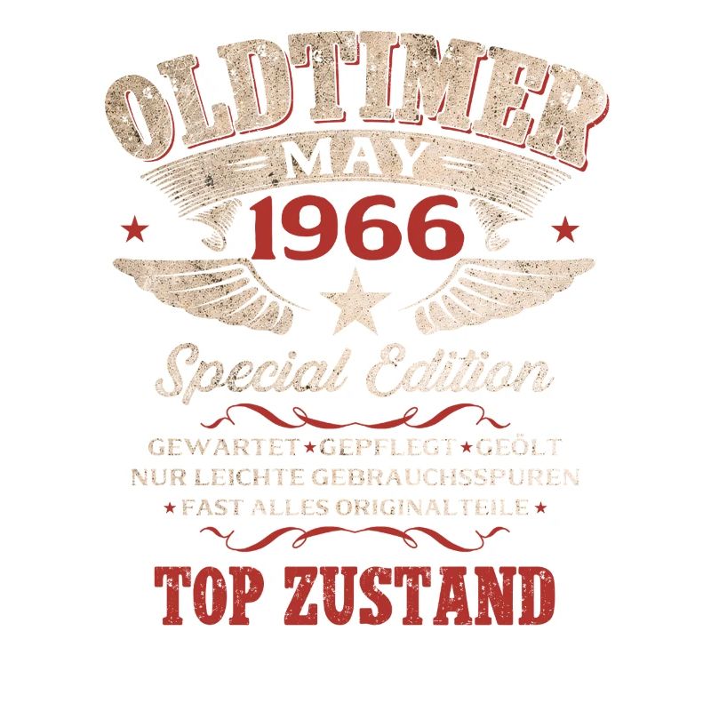 60. Geburtstag Geschenk Mann Oldtimer Mai 1966