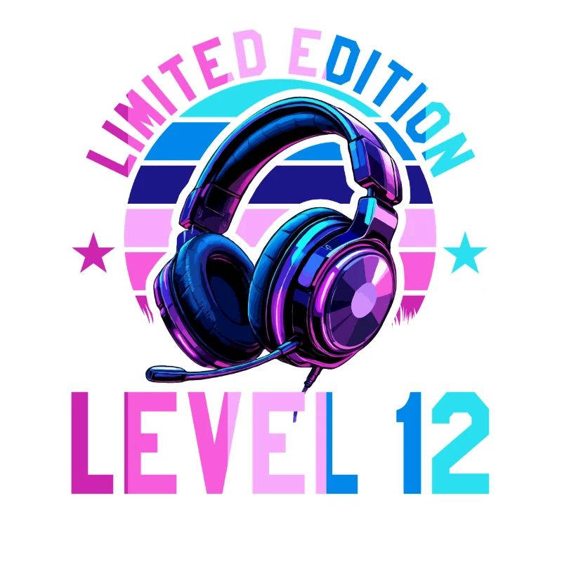 11. Geburtstag Junge Mädchen Gamer Level 11