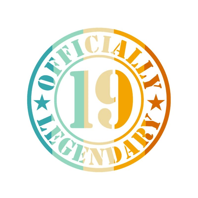 19. Geburtstag Junge Mädchen Legende Level 19