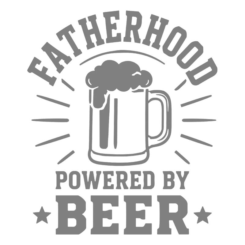 LA PATERNITÉ ALIMENTÉE PAR LA BIÈRE Emblème pour les pères
