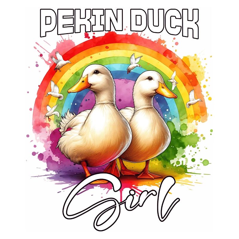 Pekin Duck Mädchen Pekingente