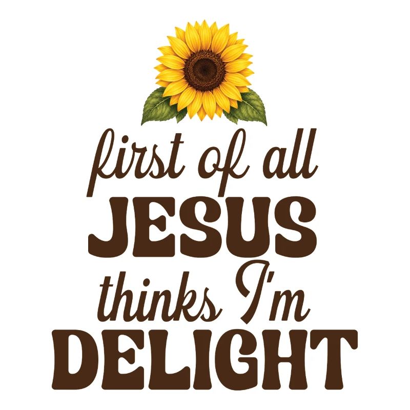 Zunächst einmal denkt Jesus, ich bin eine Freude
