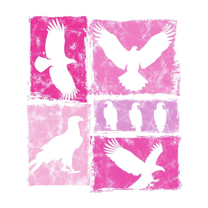 Silhouettes graphiques rétro Eagle
