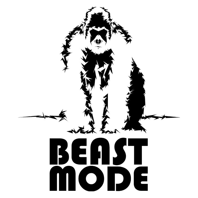 Beast Modus Symbol Gorilla Affe monkey Affen Icon