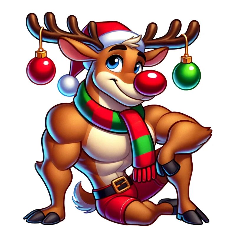 Christmas Reindeer Rudolf