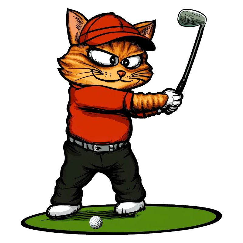 Cats Golf / Golfer Cat