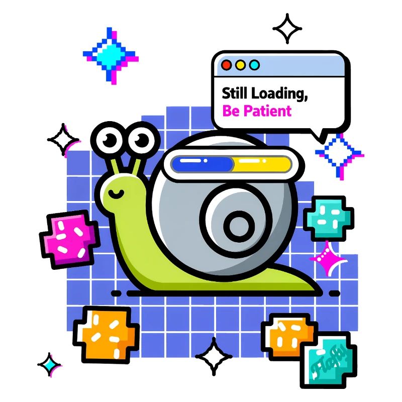 🐌 Still Loading – Meditierende Schnecke auf der Wi-Fi-Route