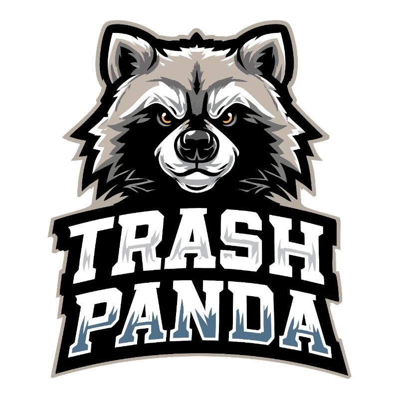 Emblème du Panda Trash Panda