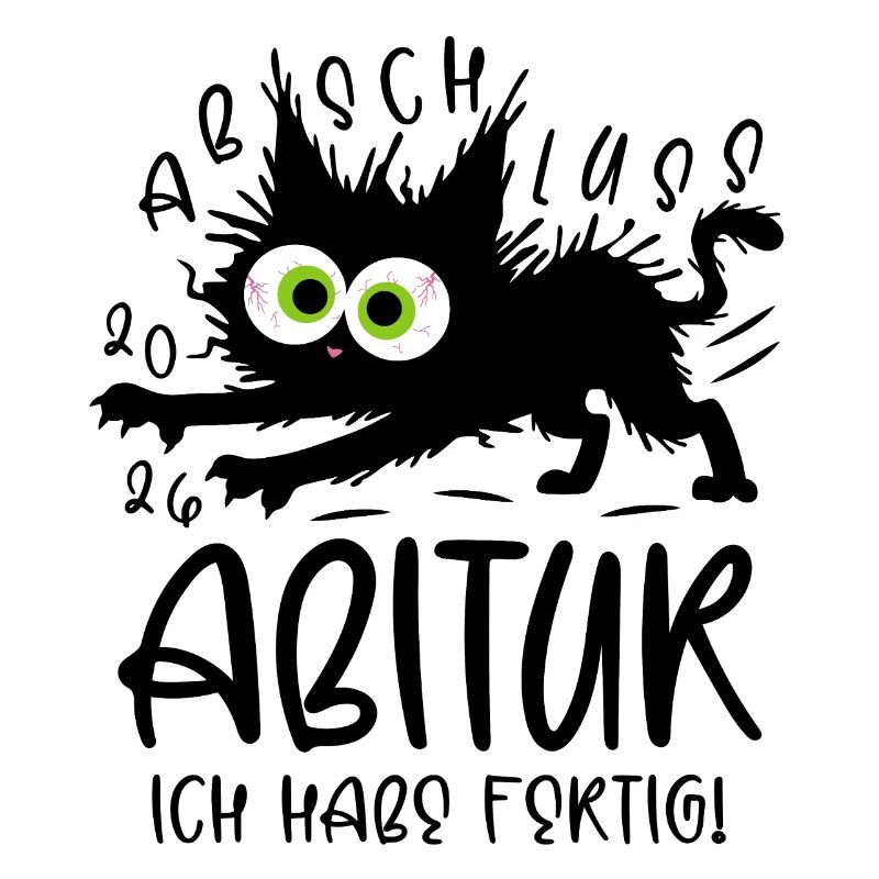 Abitur 2026 I'm done cat