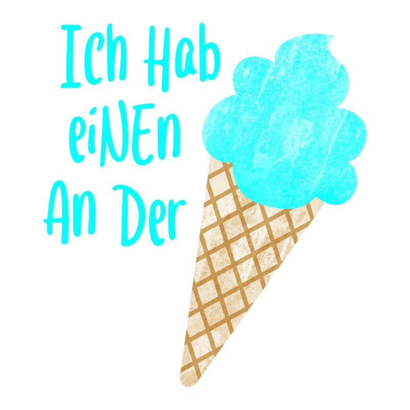 Einen an der Waffel coole Sprüche Eis Sommer Fun