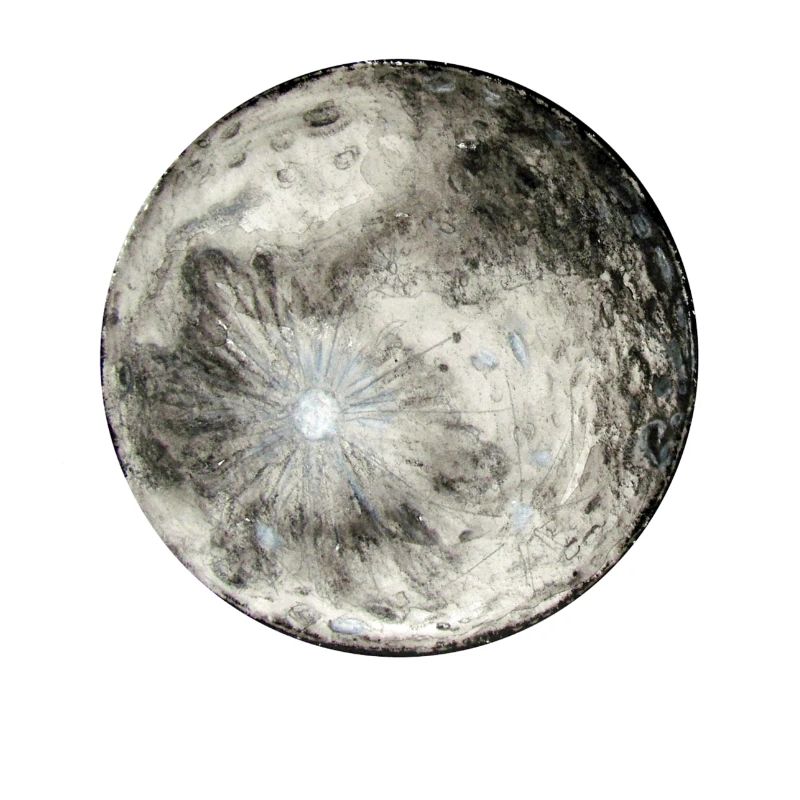 regarde la lune, c'est gratuit (lettres blanches)