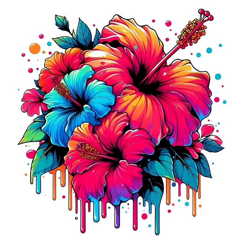 Fleurs d’hibiscus
