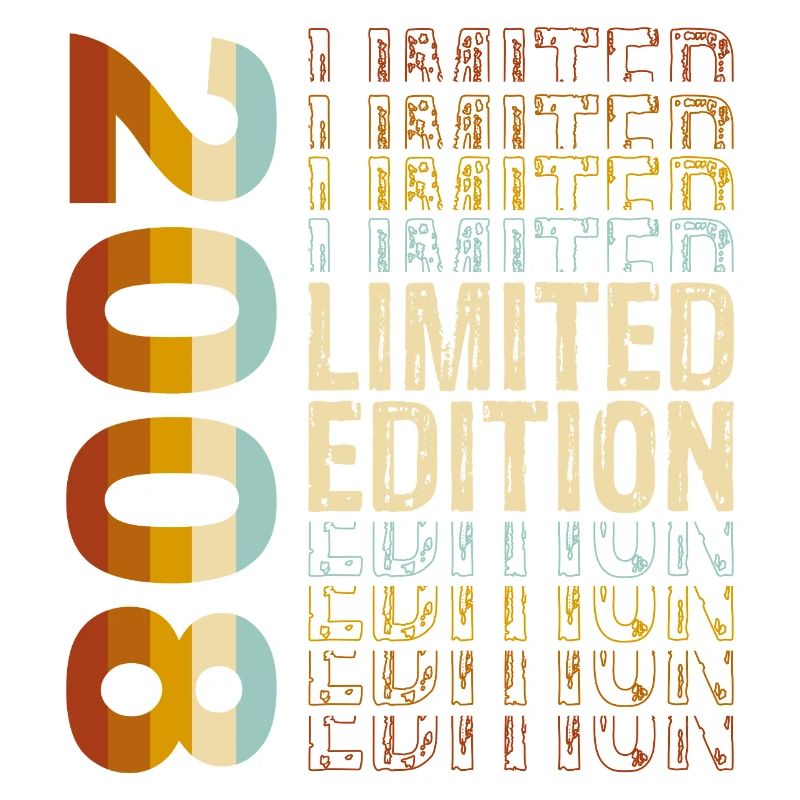Edition limitée 2008 Édition couleur Impression graphique 18.