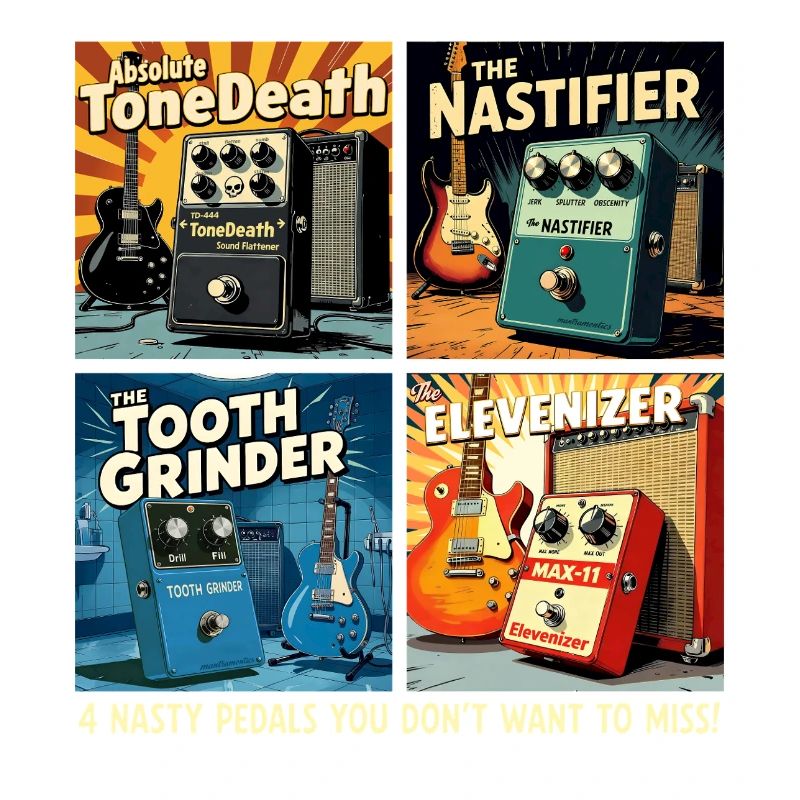 4 imaginary distortion pedals