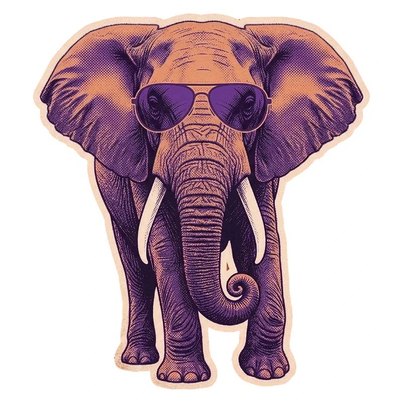 Sommer Elefant Sonnenbrille