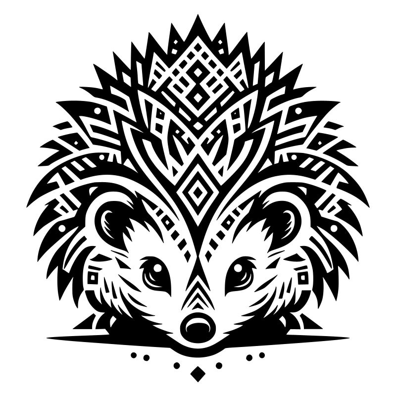 Hérisson tribal