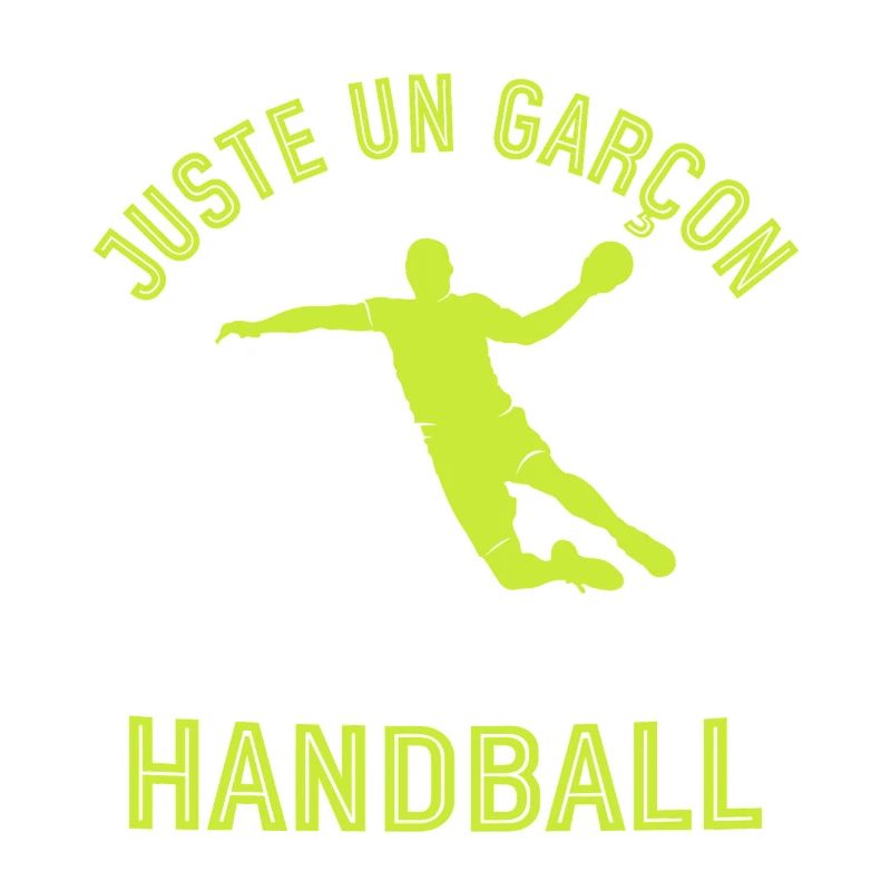 Nur ein Junge, der Handball liebt