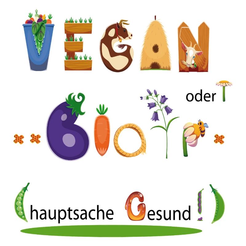 Vegan oder Bio