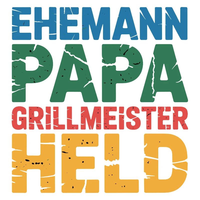 Dad Father Grill Master Hero Fun BBQ