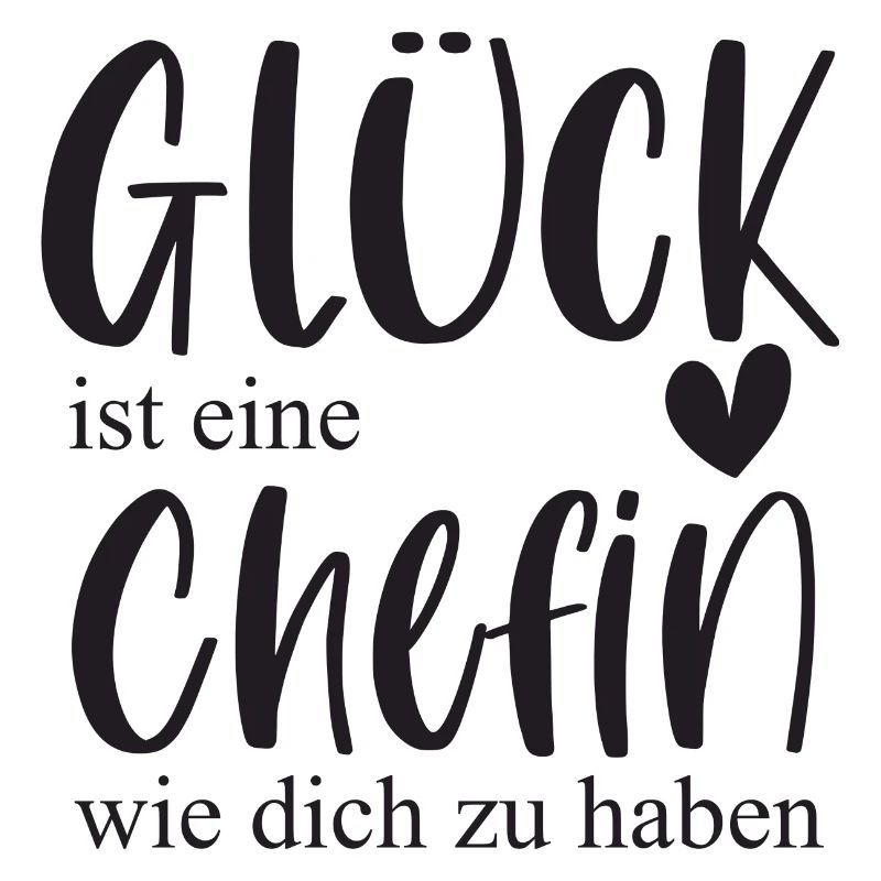 Chefin Geschenk Danke