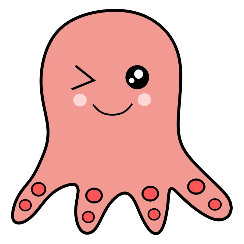 Kawaii Animals Octopus
